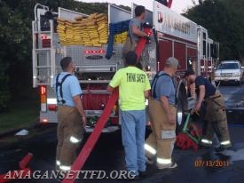 Training - 07/13/11 - Co 3 Hose Testing